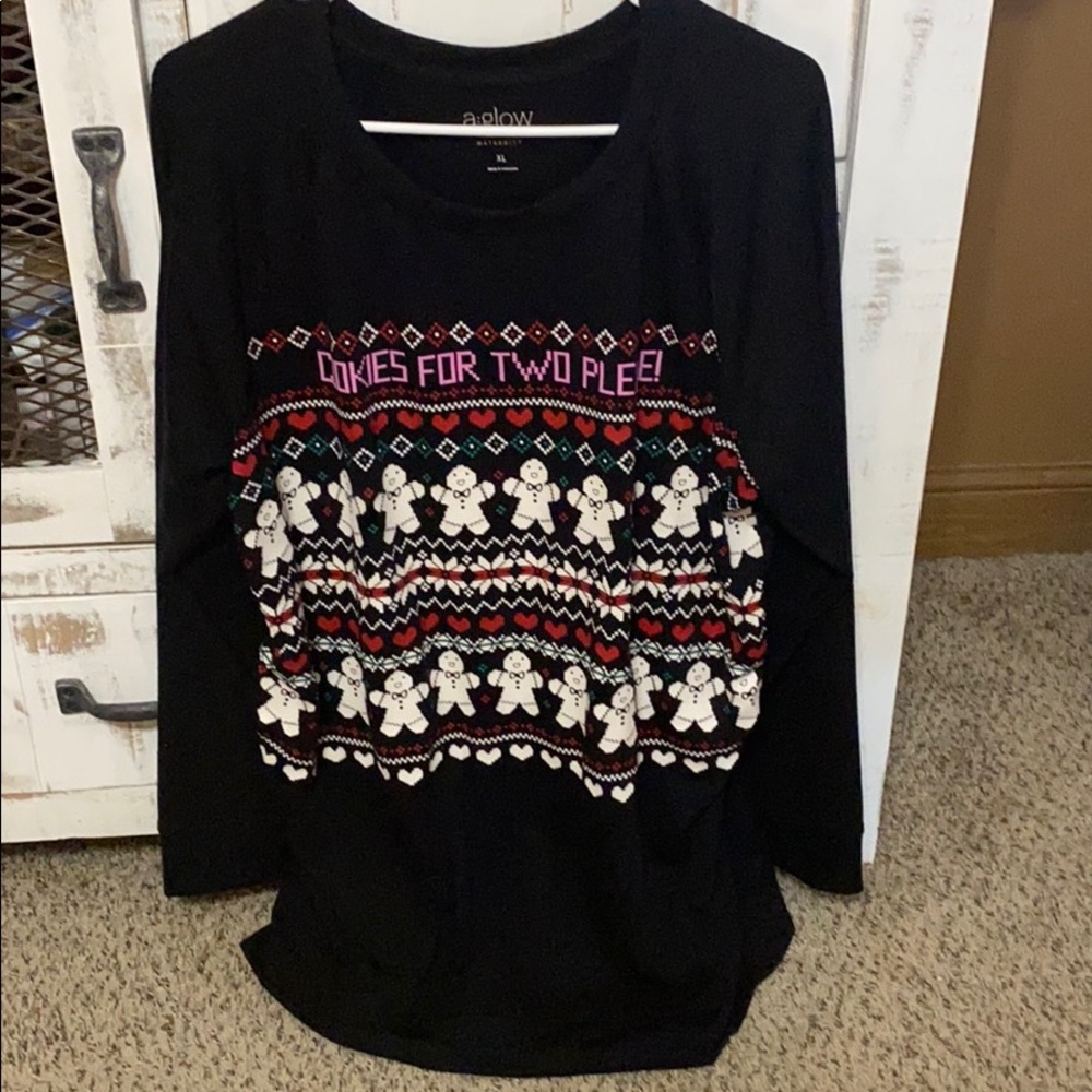 Cookies for two Maternity top